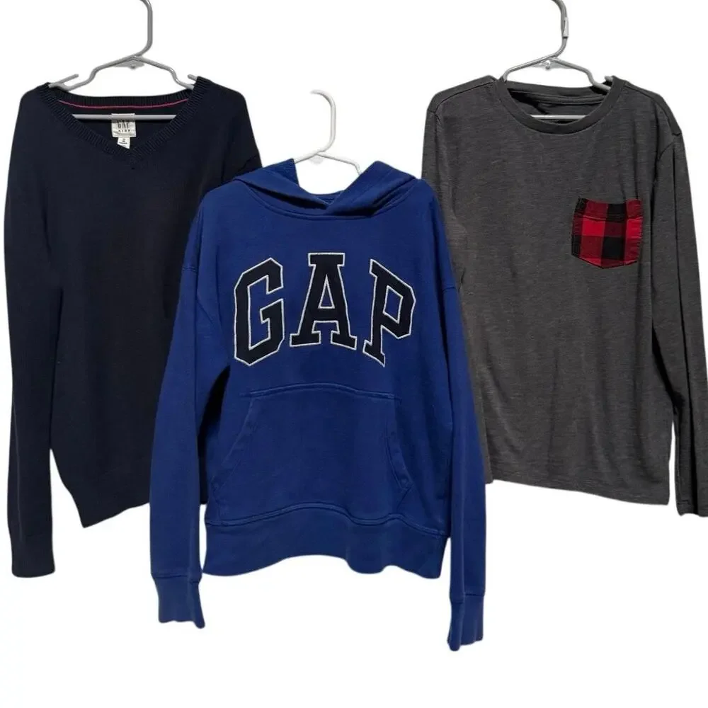 GAP Clothing Lot Boys Medium 8 Sweater, Hoodie, Shirt Back to School Fall Winter